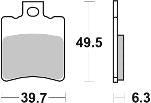 123HF PASTILHAS TRAVAO SBS GENERIC/ KEEWAY/ BWS=VD948/2SJL / FD0196BA/FD0196BE1/123HM