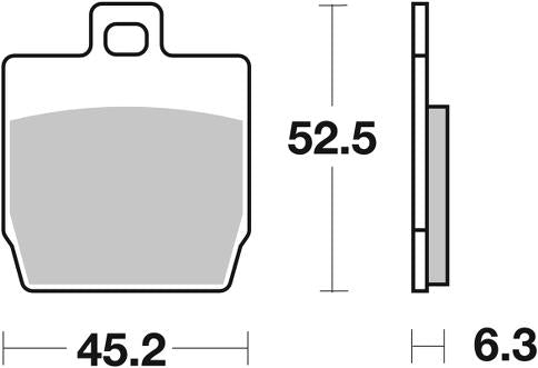 145HF PASTILHAS TRAVAO SBS AEROX/ NITRO=VD960/FD0251BE1/145HM