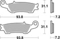 840RSI PASTILHAS TRAVAO SBS YZ125/250/250F/450F=VD280/VD280JL/FD0411S1/SCS