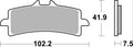 841HS PASTILHAS TRAVAO SBS KTM RC8, GSX R600/750 - 11