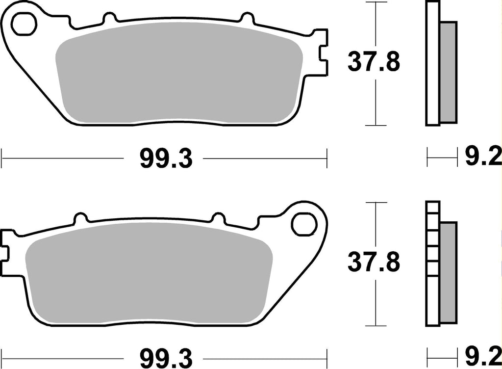 862LS PASTILHAS TRAVAO SBS CB1000R 08, VFR1200