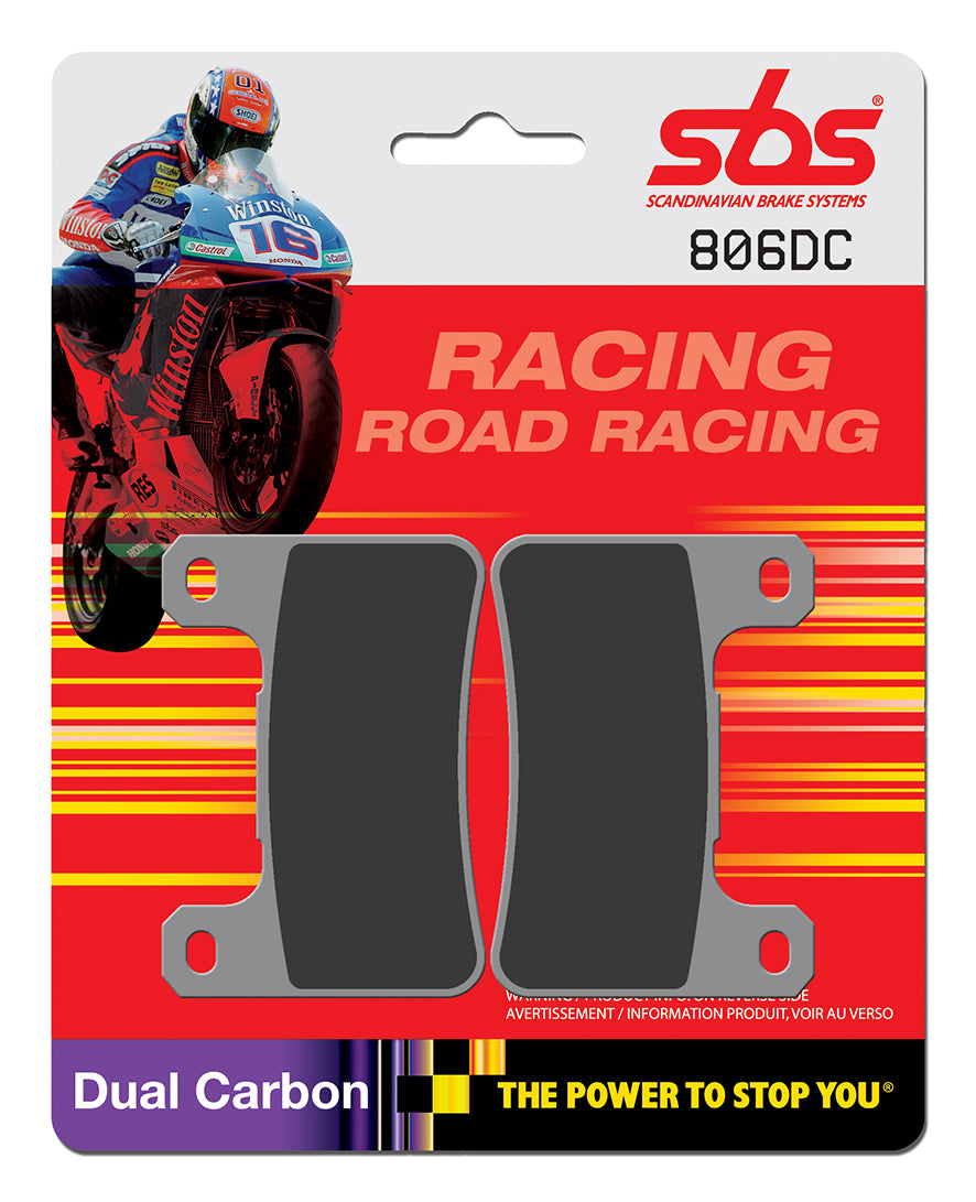 806DC PASTILHAS TRAVAO SBS ZX-10 07> FRENTE=VD355/SR/JL