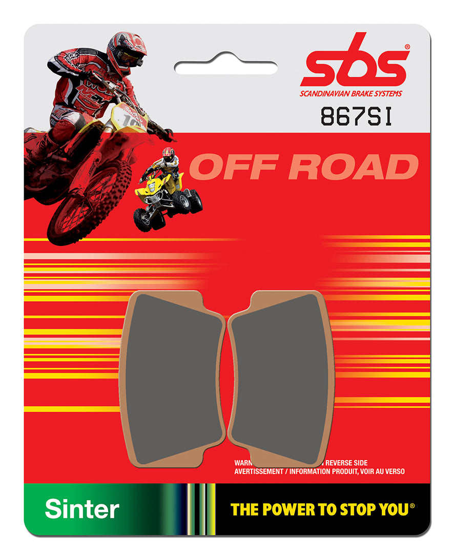 867SI PASTILHAS TRAVAO SBS KTM450/505 ATV´S TRAS
