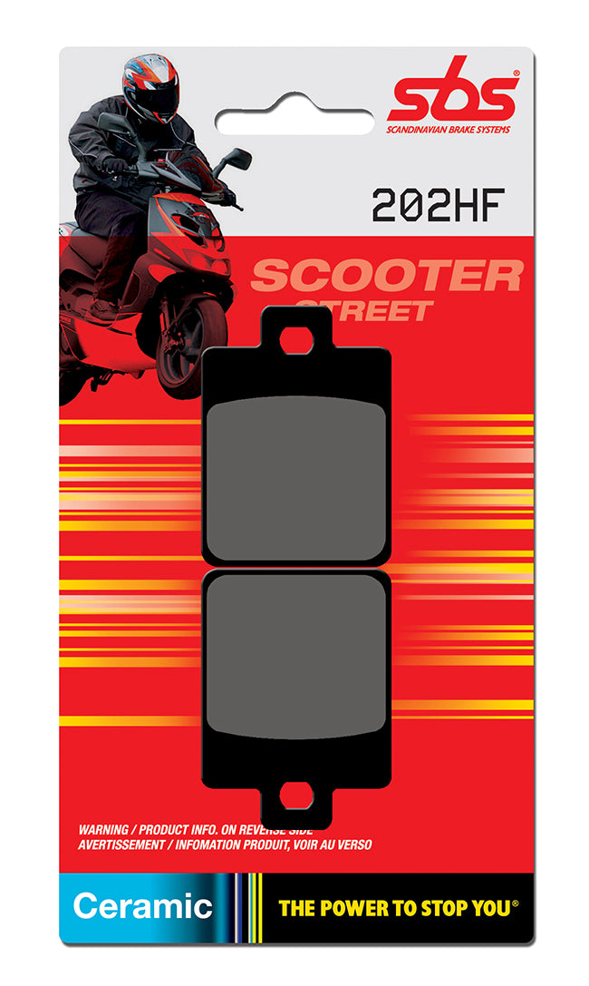 202HF PASTILHAS TRAVAO SBS PIAGGIO MP3/SFERA/ZIP=VD968S/JL / FD0249BE1/202MS/202HM