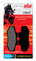186HF PASTILHAS TRAVAO SBS YAMAHA XT125-05 FRT/AJP 125/200 TRAS ***