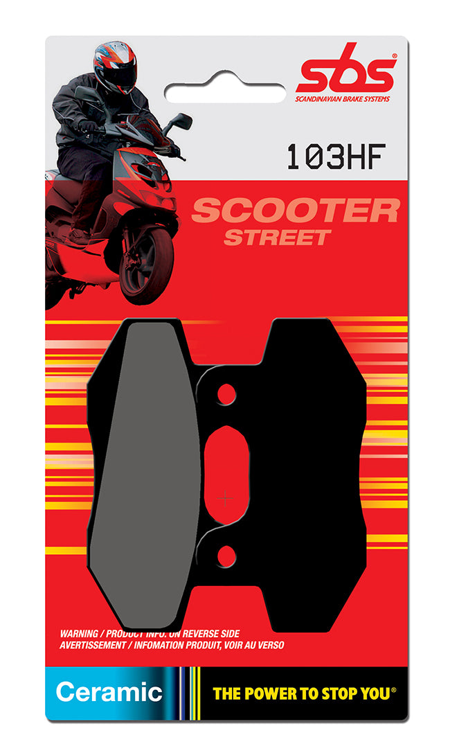 103HF PASTILHAS TRAVAO SBS HONDA NSR50, CAGIVA MITO =KM-131/103HM