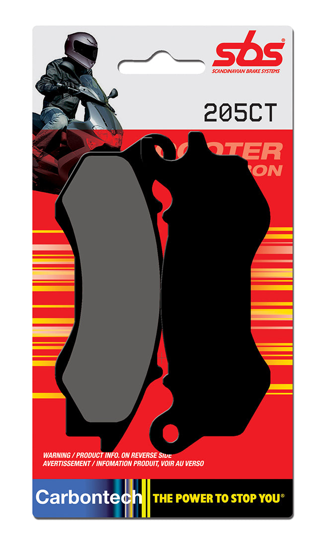 205CT PASTILHAS TRAVAO SBS HONDA PCX125 FRENTE