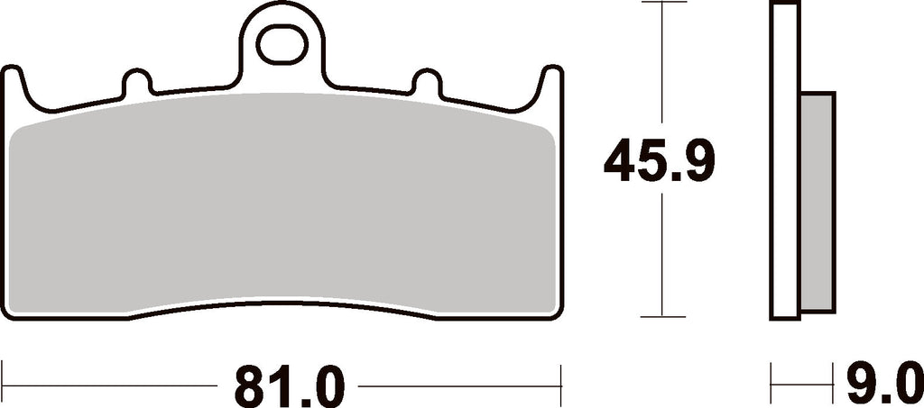 778HS PASTILHAS TRAVAO SBS BMW R1100/1150/1200, K1200/1300