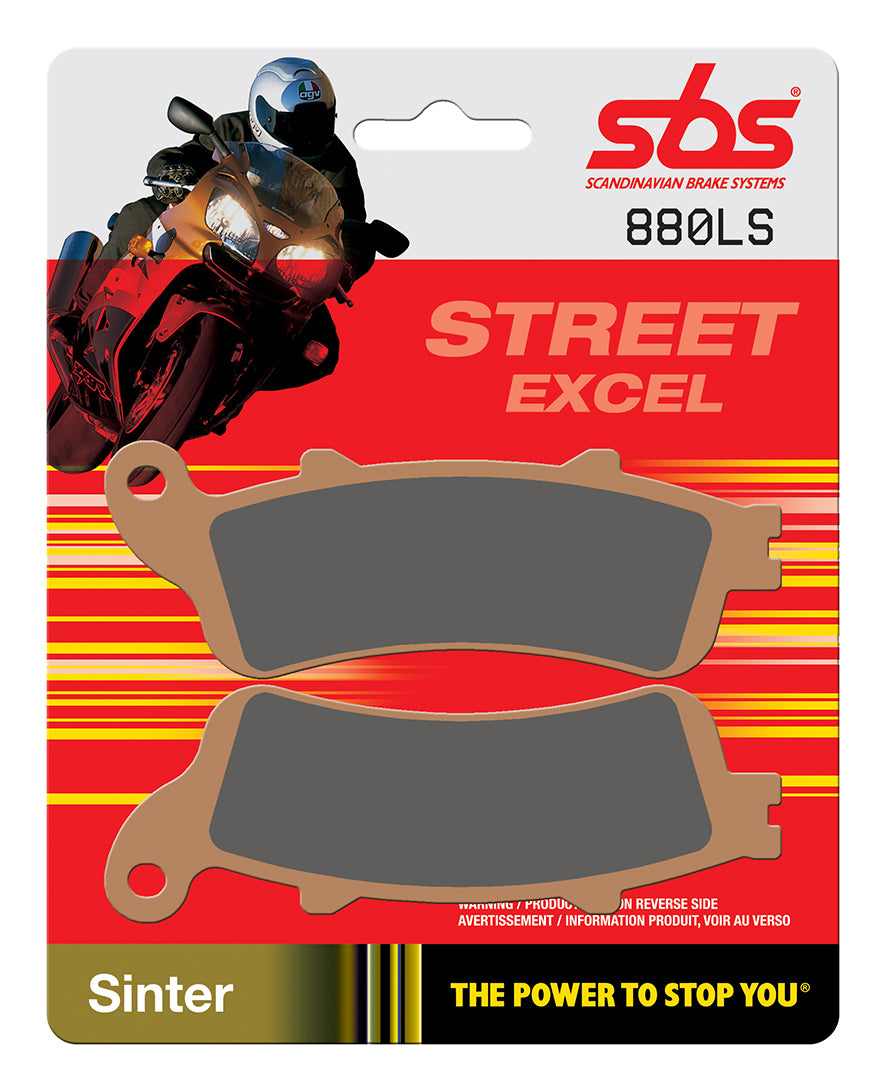 880LS PASTILHAS TRAVAO SBS HONDA GL1800 GOLDWING TRAS