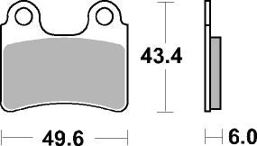 802HF PASTILHAS TRAVAO SBS AJP125, BETA, GAS GAS