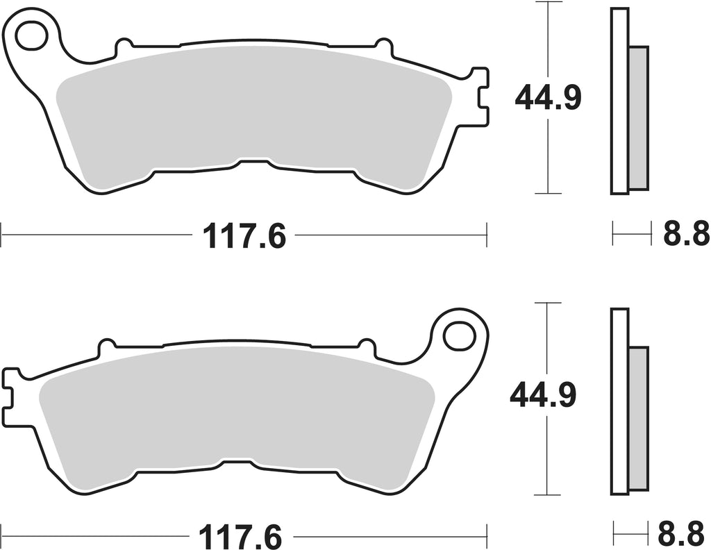 192HF PASTILHAS TRAVAO SBS HONDA SH300i FRT