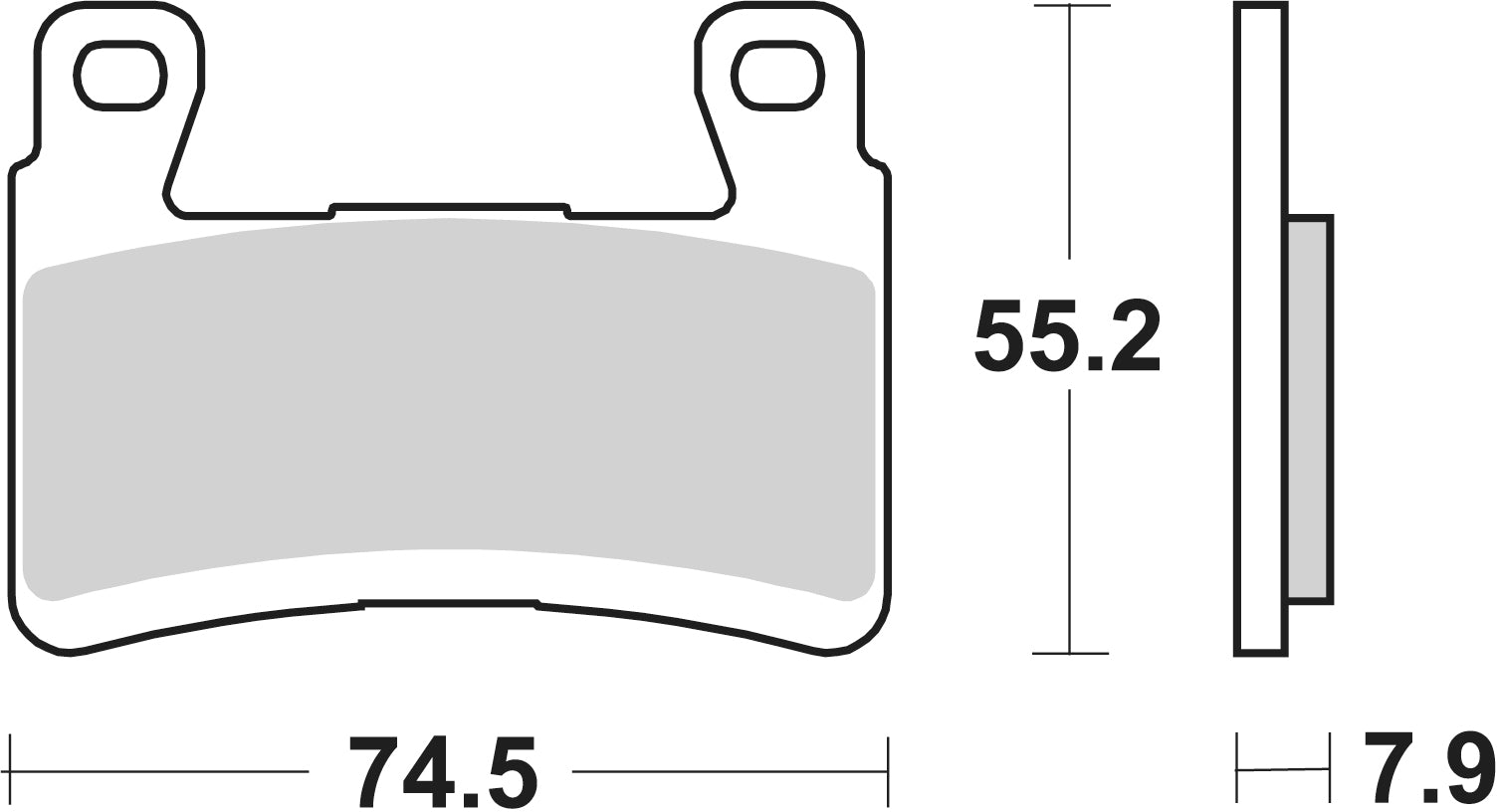 894HS PASTILHAS TRAVAO SBS KAWASAKI ZX6R 13
