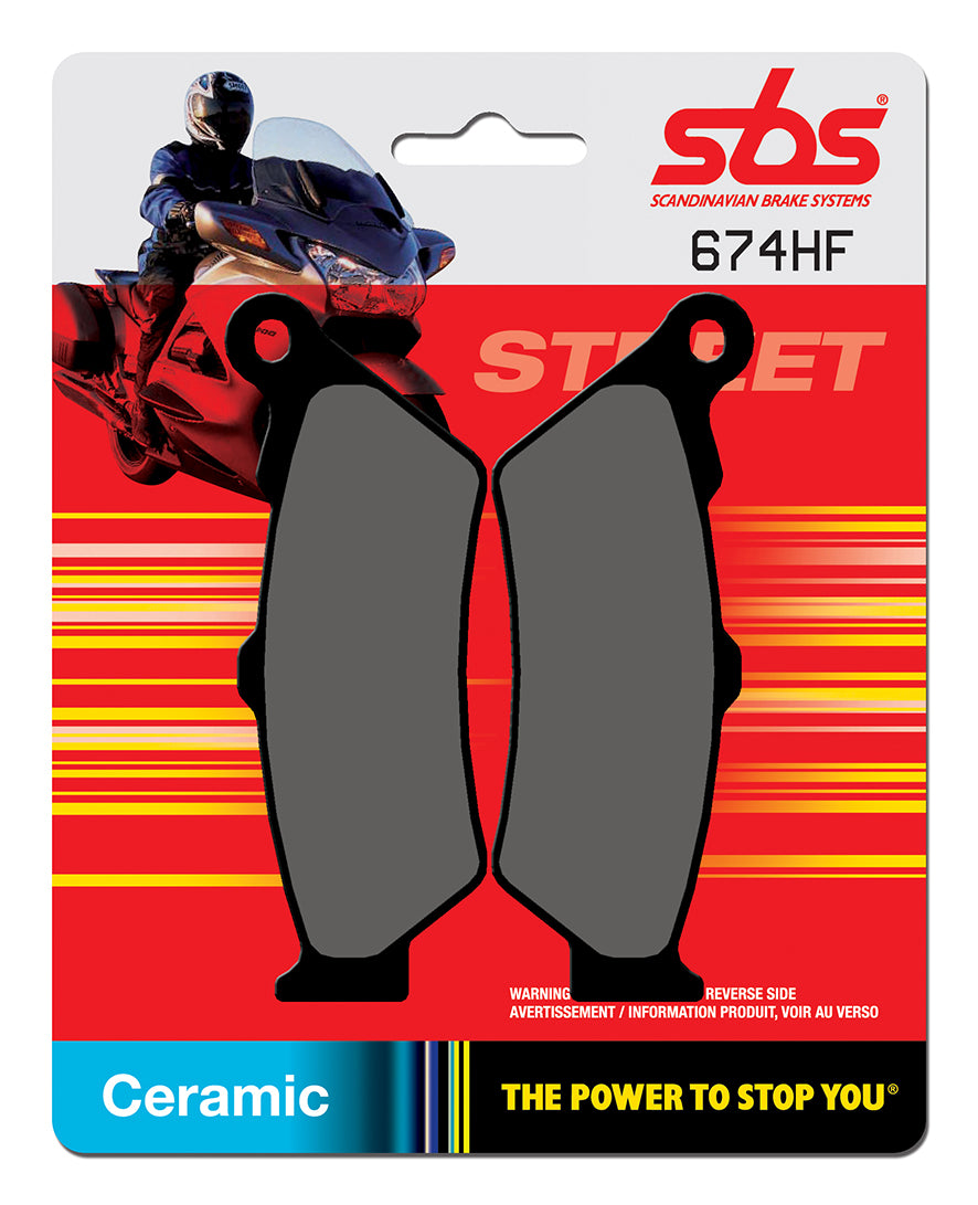 674HF PASTILHAS TRAVAO SBS BMW F650ST/GS DAKAR/GS RALLYE ***