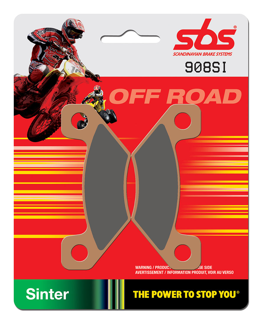 908SI PASTILHAS TRAVAO SBS CAN AM DS450 08/12 TRAS