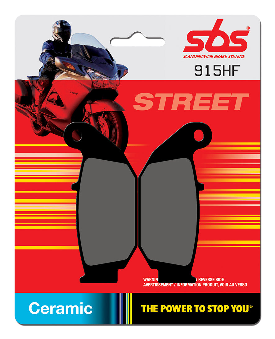 915HF PASTILHAS TRAVAO SBS HONDA MSX125, CBR 125R TRAS