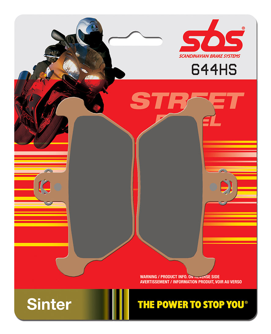 644HS PASTILHAS TRAVAO SBS BMW K1100LT/RS/R1100RS FRENTE