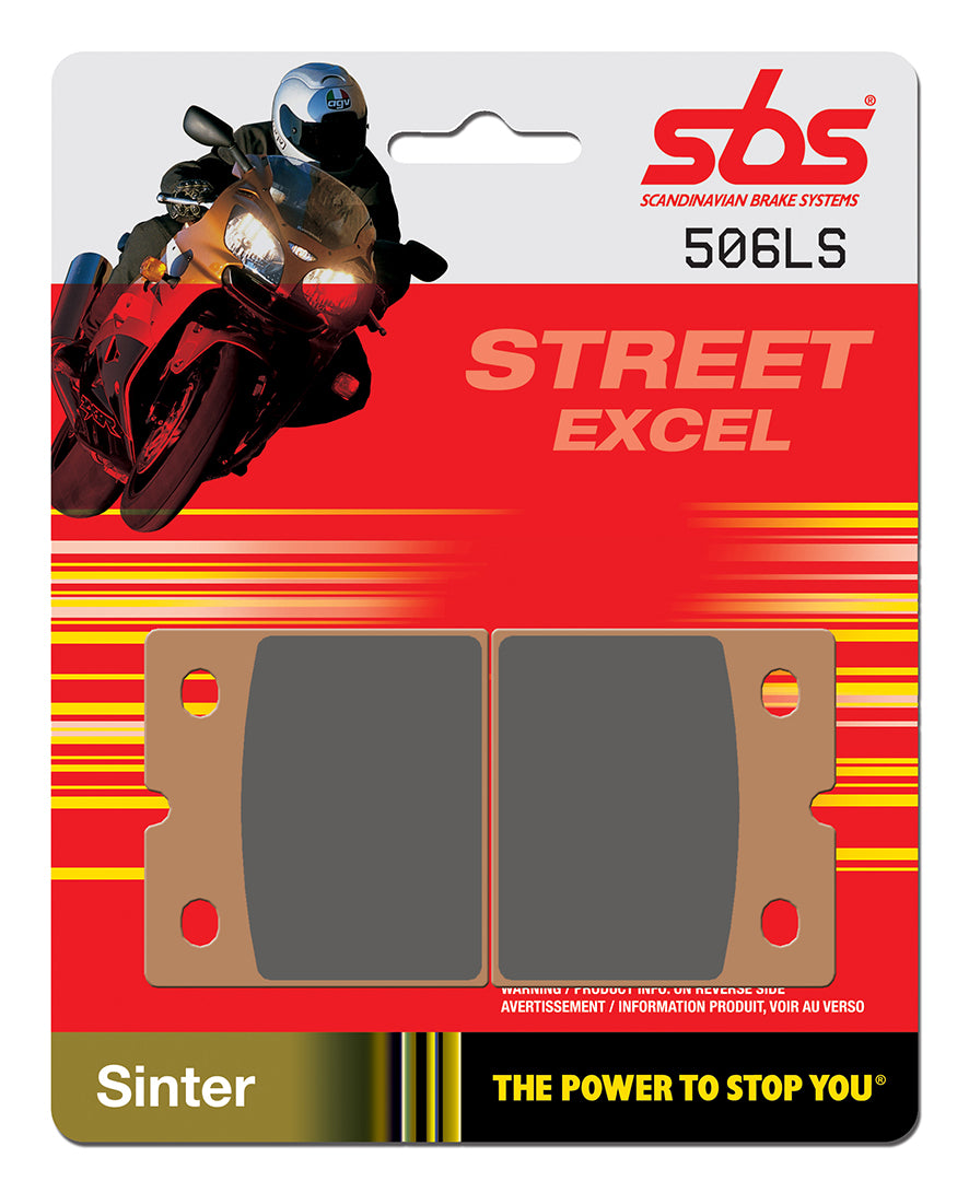 506LS PASTILHAS TRAVAO SBS BMW K1100LT/RS,K1200RS TRAS=VD907/2 / FD0013/FD0013BT1/506HF