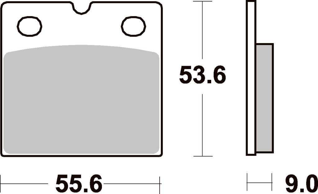 506LS PASTILHAS TRAVAO SBS BMW K1100LT/RS,K1200RS TRAS=VD907/2 / FD0013/FD0013BT1/506HF