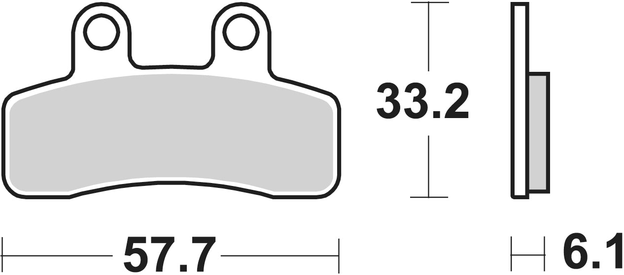 211CT PASTILHAS TRAVAO SBS PITBIKE 125 FRENTE/TRAS