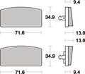 520HF PASTILHAS TRAVAO SBS BMW R100 1000RS/S 76-80