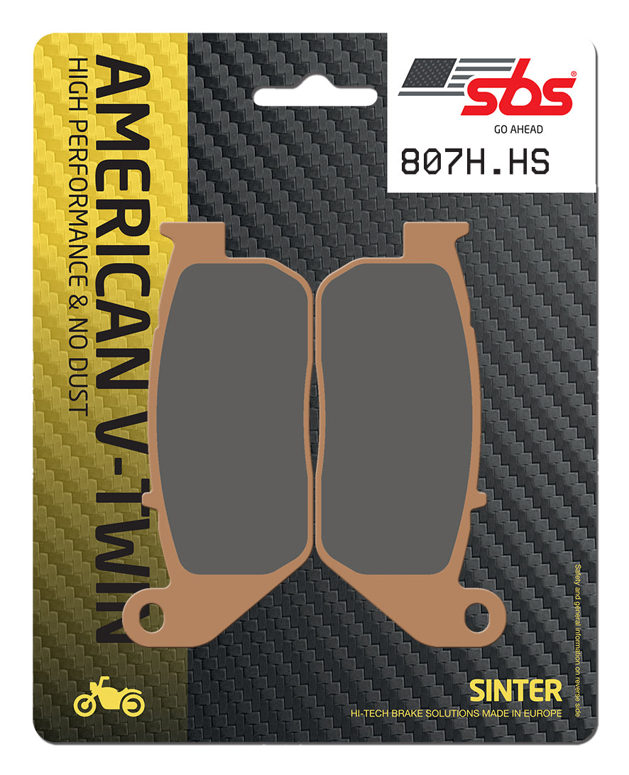 807H.HS PASTILHAS TRAVAO SBS HARLEY DAVIDSON 883/1200 FRENTE