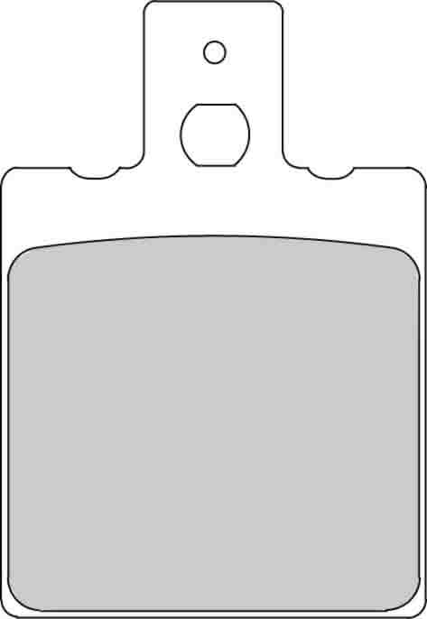 FDB207EF PASTILHAS TRAVAO FERODO SACHS, KEEWAY FD048