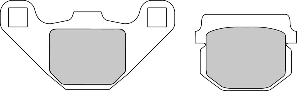 FDB313EF PASTILHAS TRAVAO FERODO KEEWAY, TGB, PGO