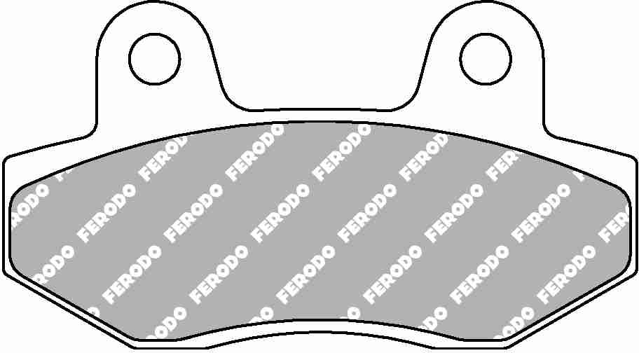 FDB312EF PASTILHAS TRAVAO FERODO PEUGEOT SPEEDFIGHT, NSR 50 FT