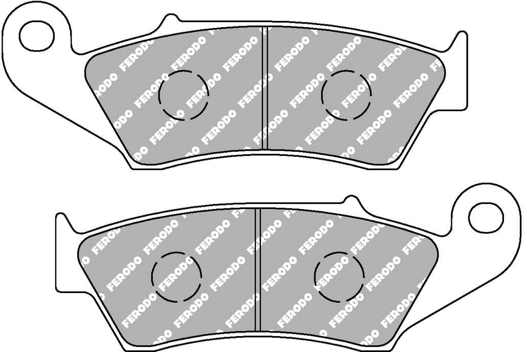 FDB892EF PASTILHAS TRAVAO FERODO CRF250X/R, XR250, CRF450R/X*