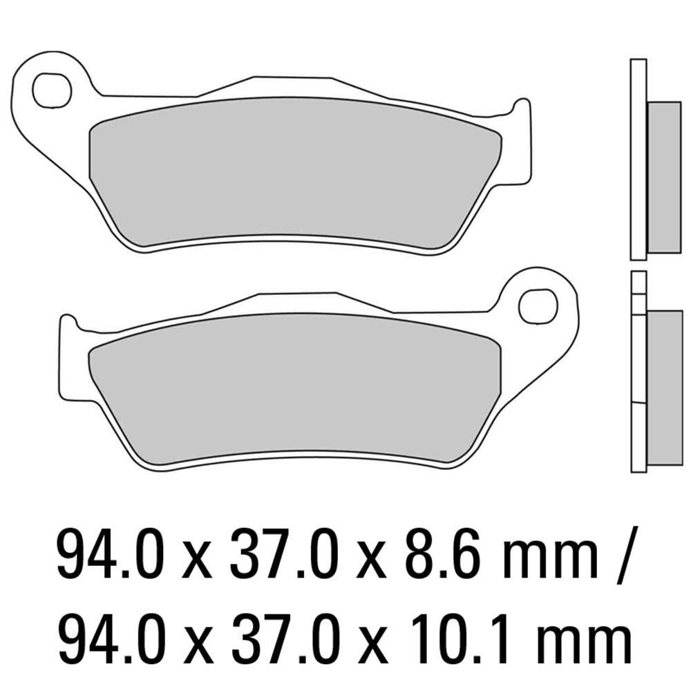 FDB2039EF PASTILHAS TRAVAO FERODO BMW R850/1100/1150/1200,K1200