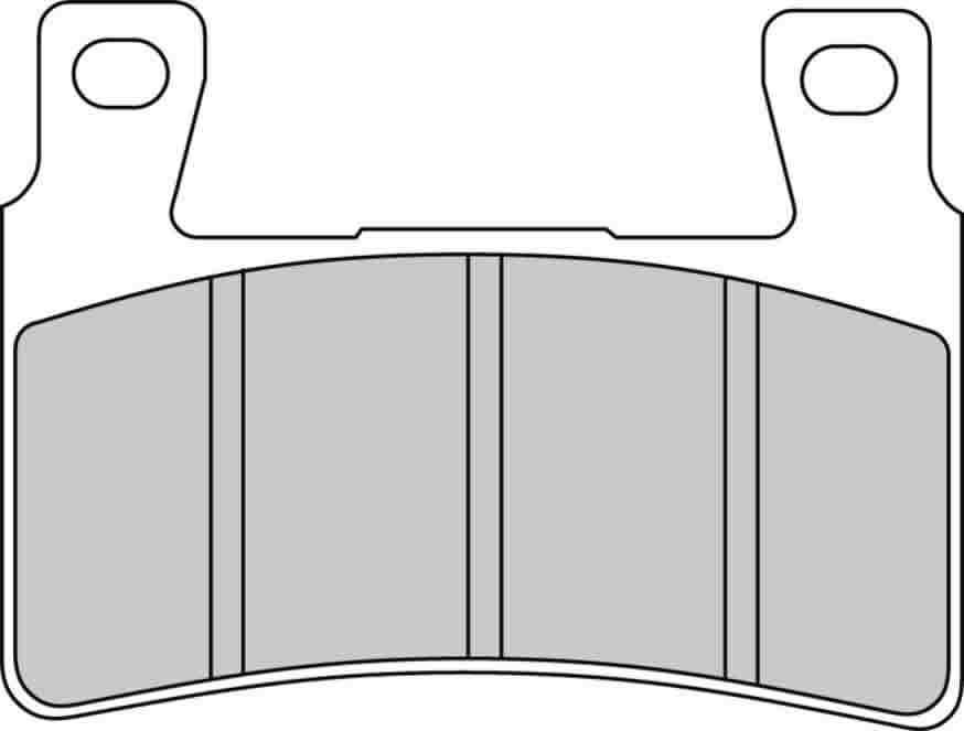 FDB2079EF PASTILHAS TRAVAO FERODO CBR 600F/RR VTR1000 CBR900RR