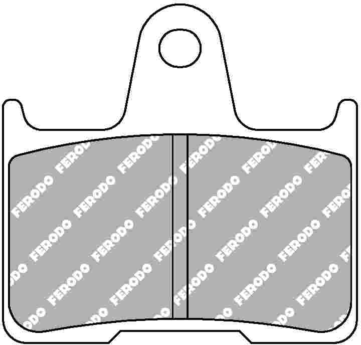 FDB2111EF PASTILHAS TRAVAO FERODO GSX-R 600/750/1000, ZZR 1400 TR