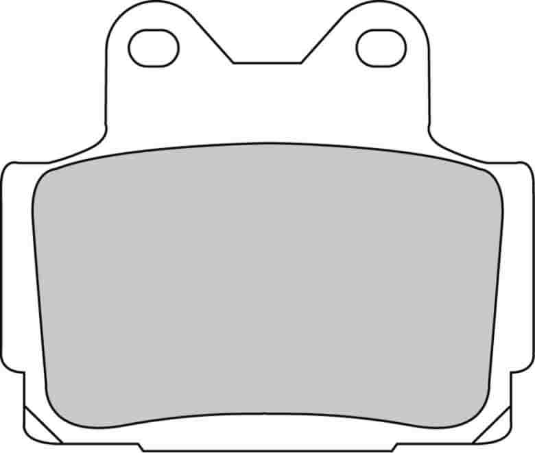FDB386EF PASTILHAS TRAVAO FERODO TZR125, RD350, FZ600, XJ600S