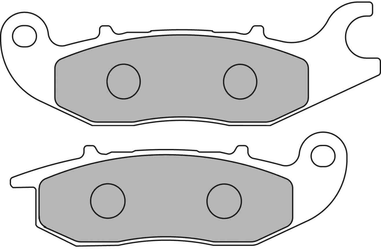 FDB2169P PASTILHAS TRAVAO FERODO CBR125R/CBF125 FRT