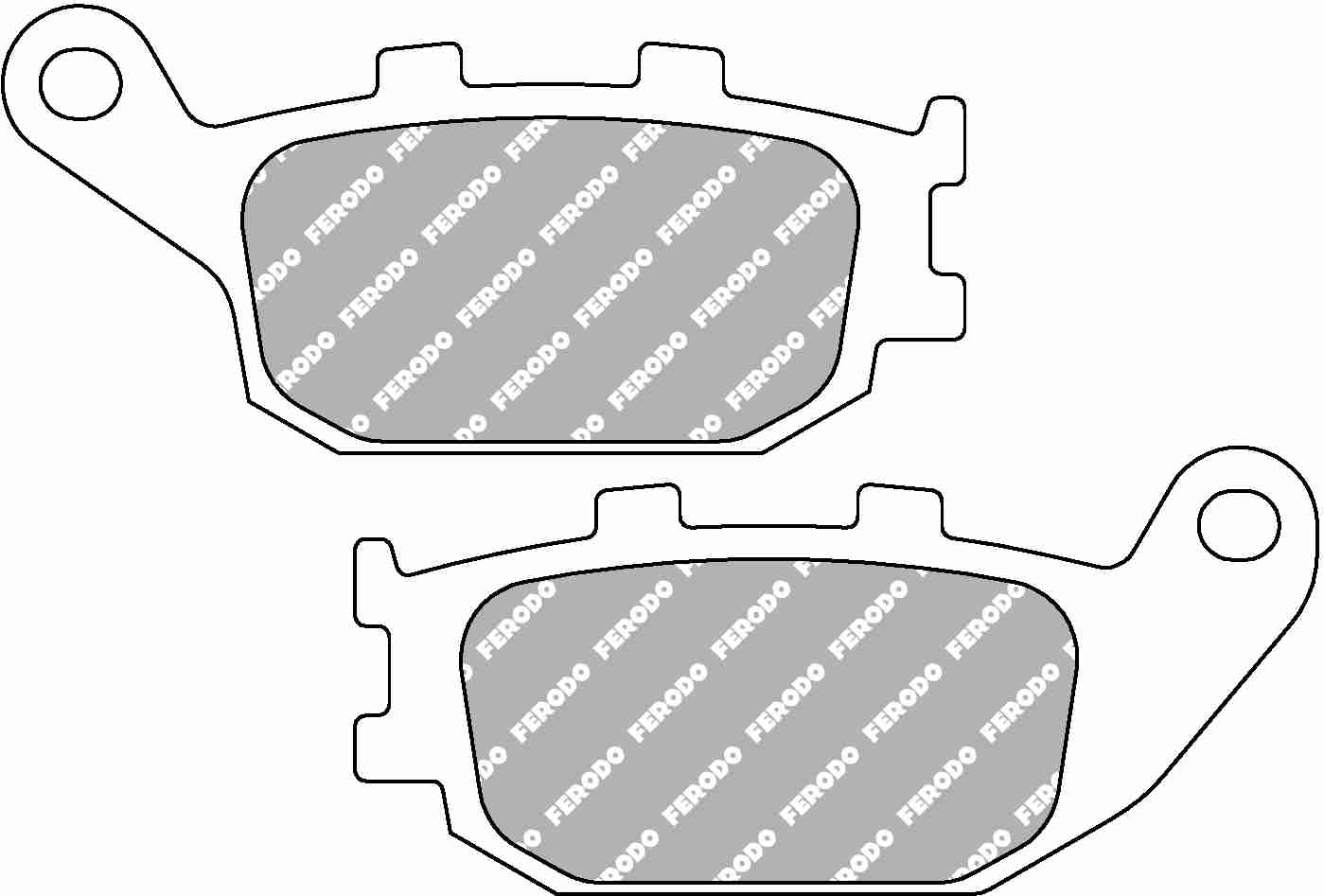 FDB754ST PASTILHAS TRAVAO FERODO CB600 HORNET/CBR600F4/CBR600RR *