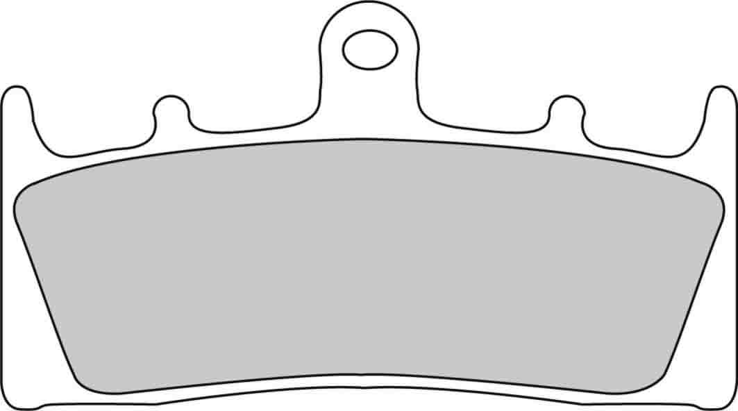 FDB873ST PASTILHAS TRAVAO FERODO ZX6R/ZX7R/ZX9R/VN1500
