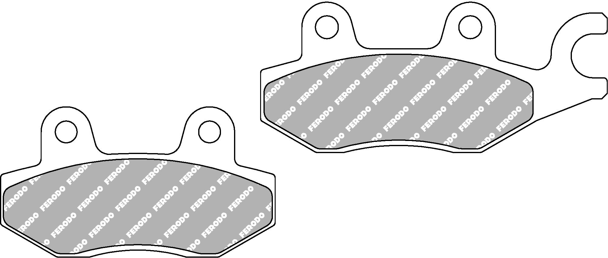 FDB631AG PASTILHAS TRAVAO FERODO KAWASAKI NINJA 125 19