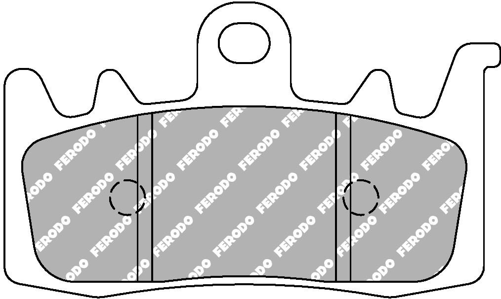 FDB2265ST PASTILHAS TRAVAO FERODO BMW R 1250 RT 1250 19