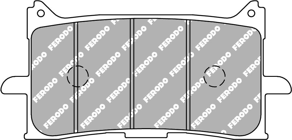 FDB2294ST PASTILHAS TRAVAO FERODO HONDA CB 650 R 19