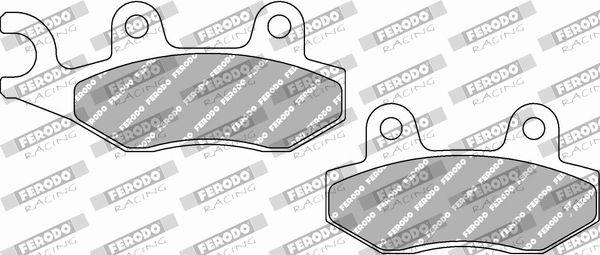 FDB497SG PASTILHAS TRAVAO FERODO KEEWAY SUPERLIGHT, OUTLOOK LOGIK*