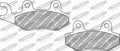 FDB497SG PASTILHAS TRAVAO FERODO KEEWAY SUPERLIGHT, OUTLOOK LOGIK*