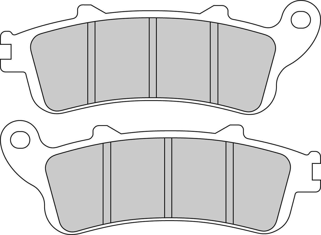 FDB2075P PASTILHAS TRAVAO FERODO XL1000V, CBR1100XX, SW600