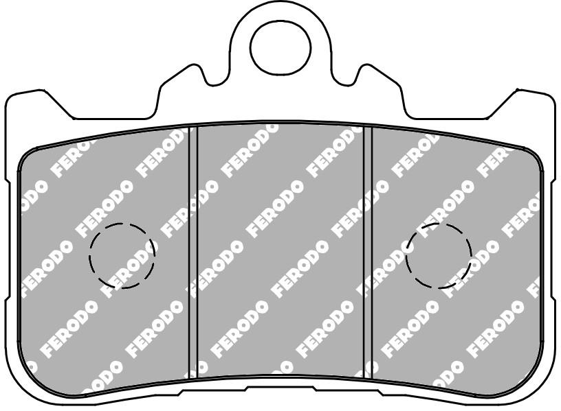 FDB2327ST PASTILHAS TRAVAO FERODO CB500F CBR500R 22/23 CB750 23