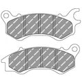 FDB2326EF PASTILHAS TRAVAO FERODO KEEWAY VIESTE 125 20/21, SILENCE S01/S02