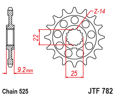PINHON JTF782.16 BENELLI 800 LEONCINO22/23