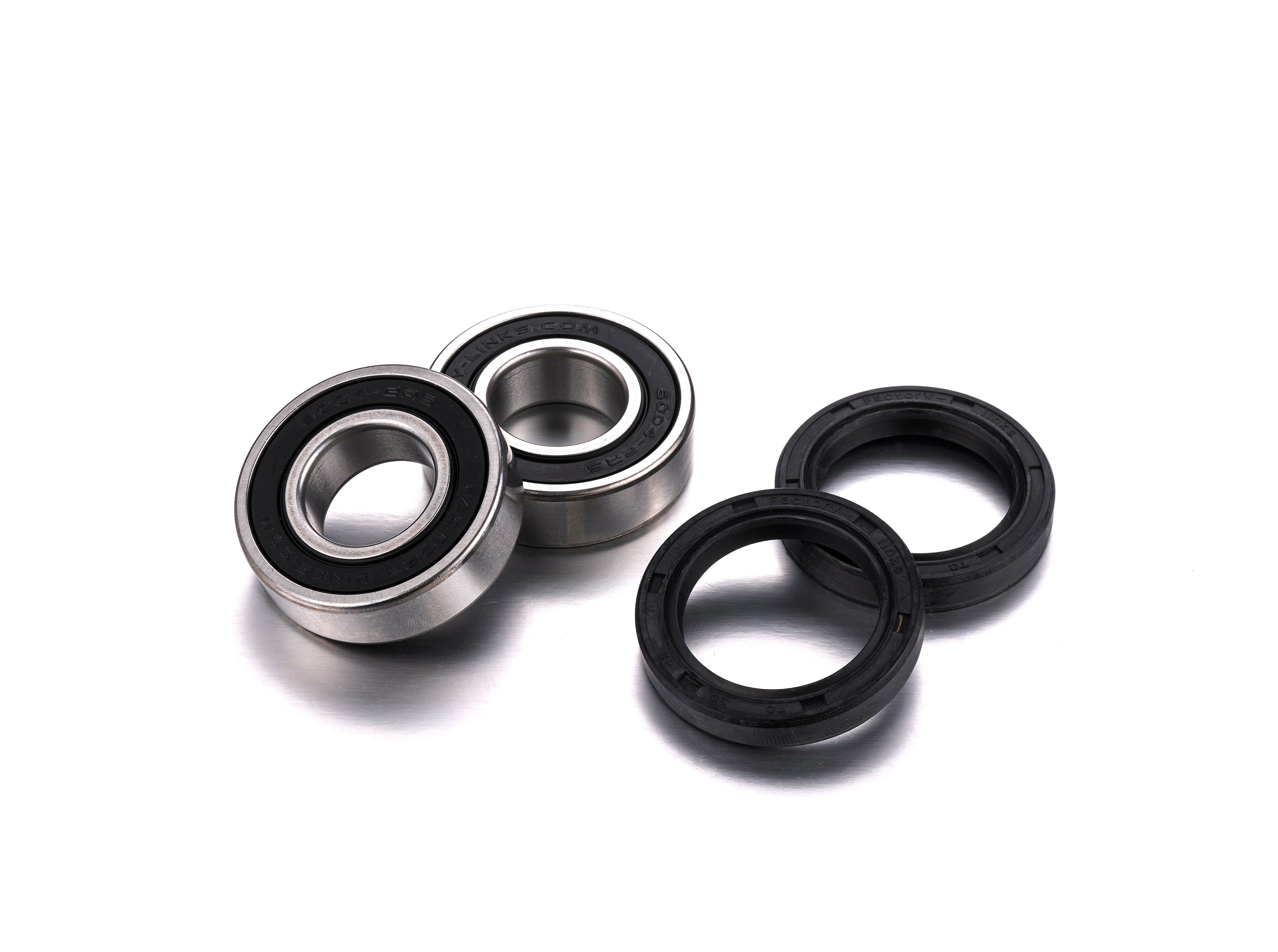 KIT ROLAMENTOS RODA FRENTE FACTORY LINKS FWK-K-057 KLE650, Z650, W800, Z900 VERSYS 650 07/24
