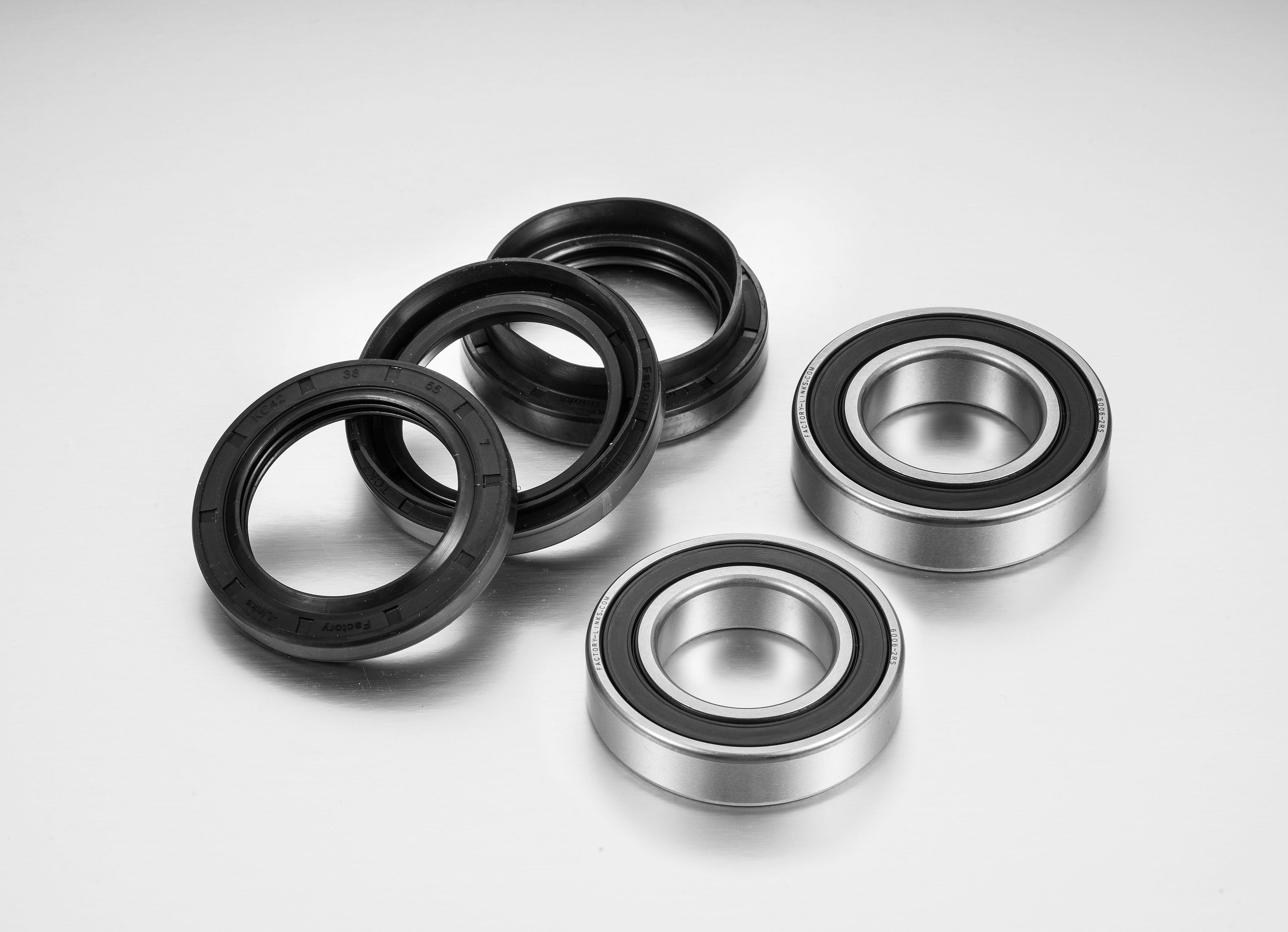 KIT ROLAMENTOS RODA FRENTE FACTORY LINKS AFW-Y-002 YFM350/400/450/600, LTA400/500, RHINO 660/700