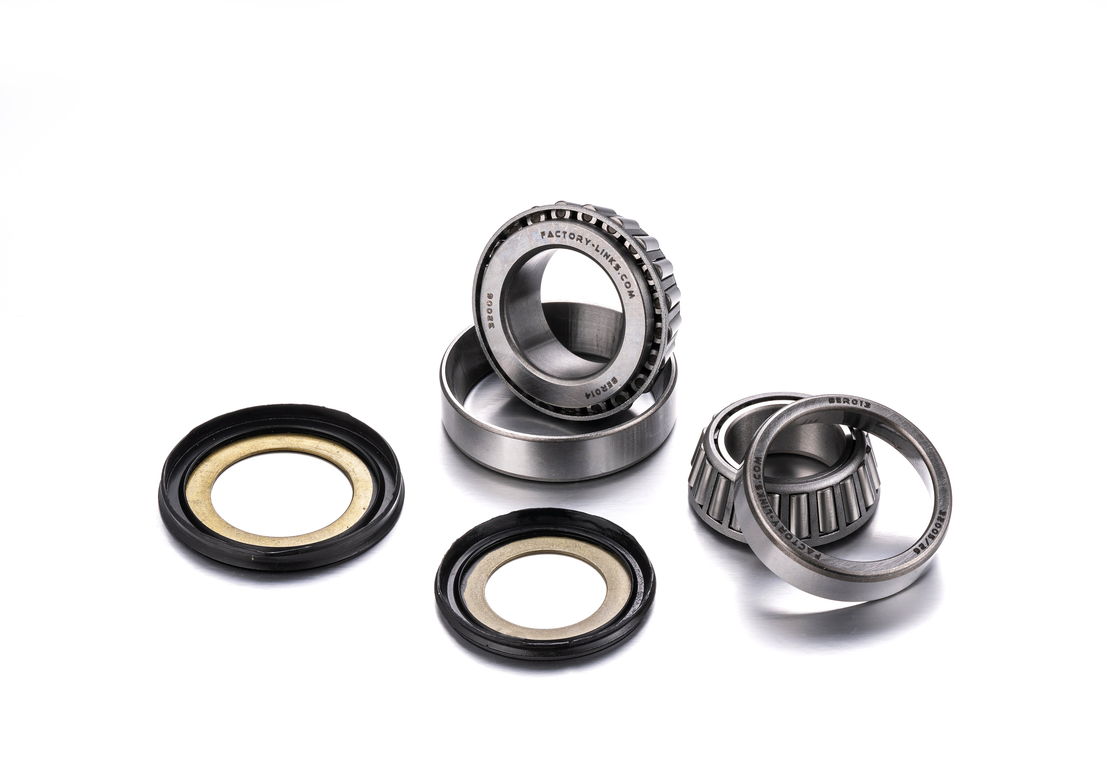 KIT ROLAMENTOS DIRECAO FACTORY LINKS SSK-H-407 CB500 CBF500/600 CB600F CBR600RR/650R NT700 VT750 VFR800 XL1000V