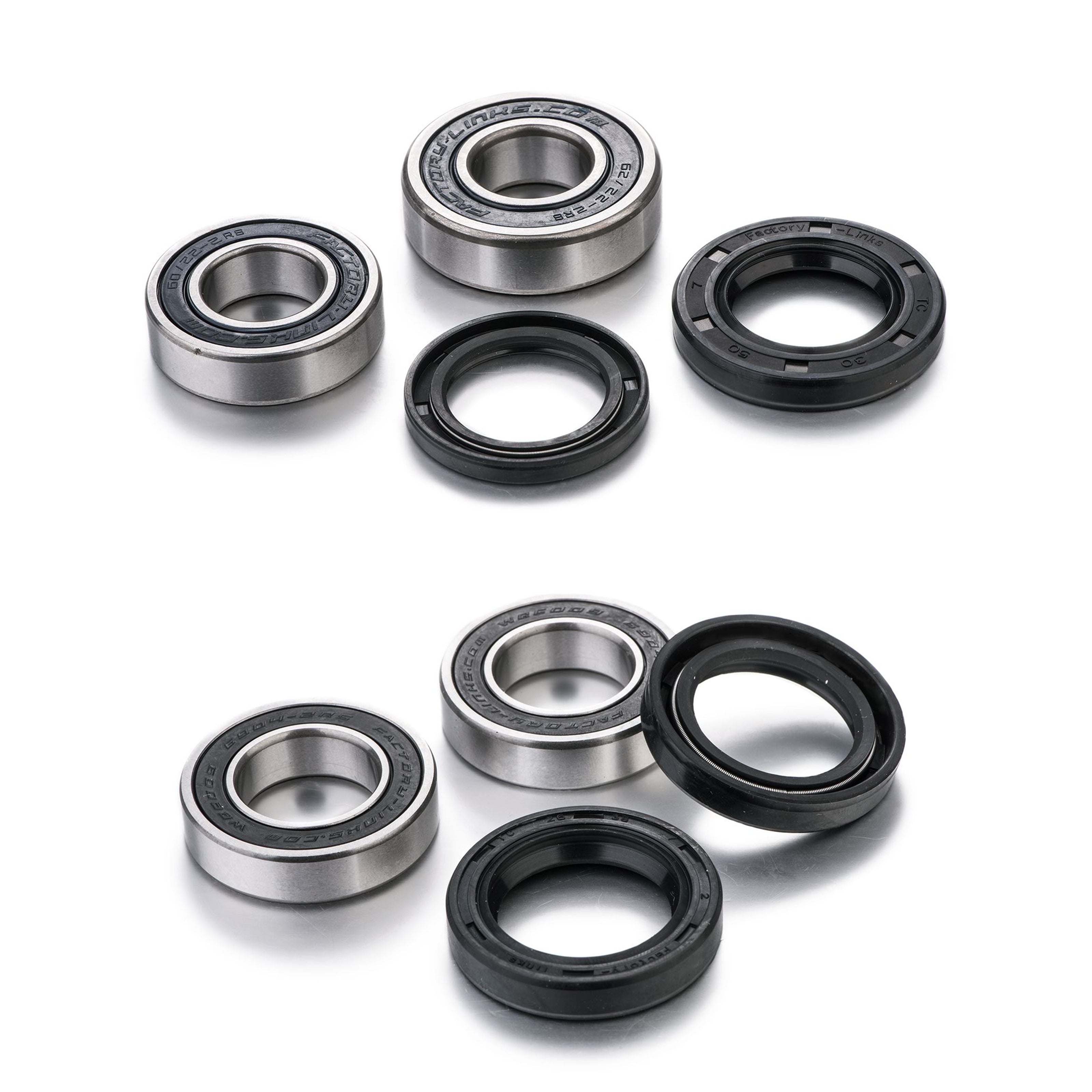 KIT ROLAMENTOS RODAS FRENTE+TRAS FACTORY LINKS KWK-Y-002 YZ125/250 21/24