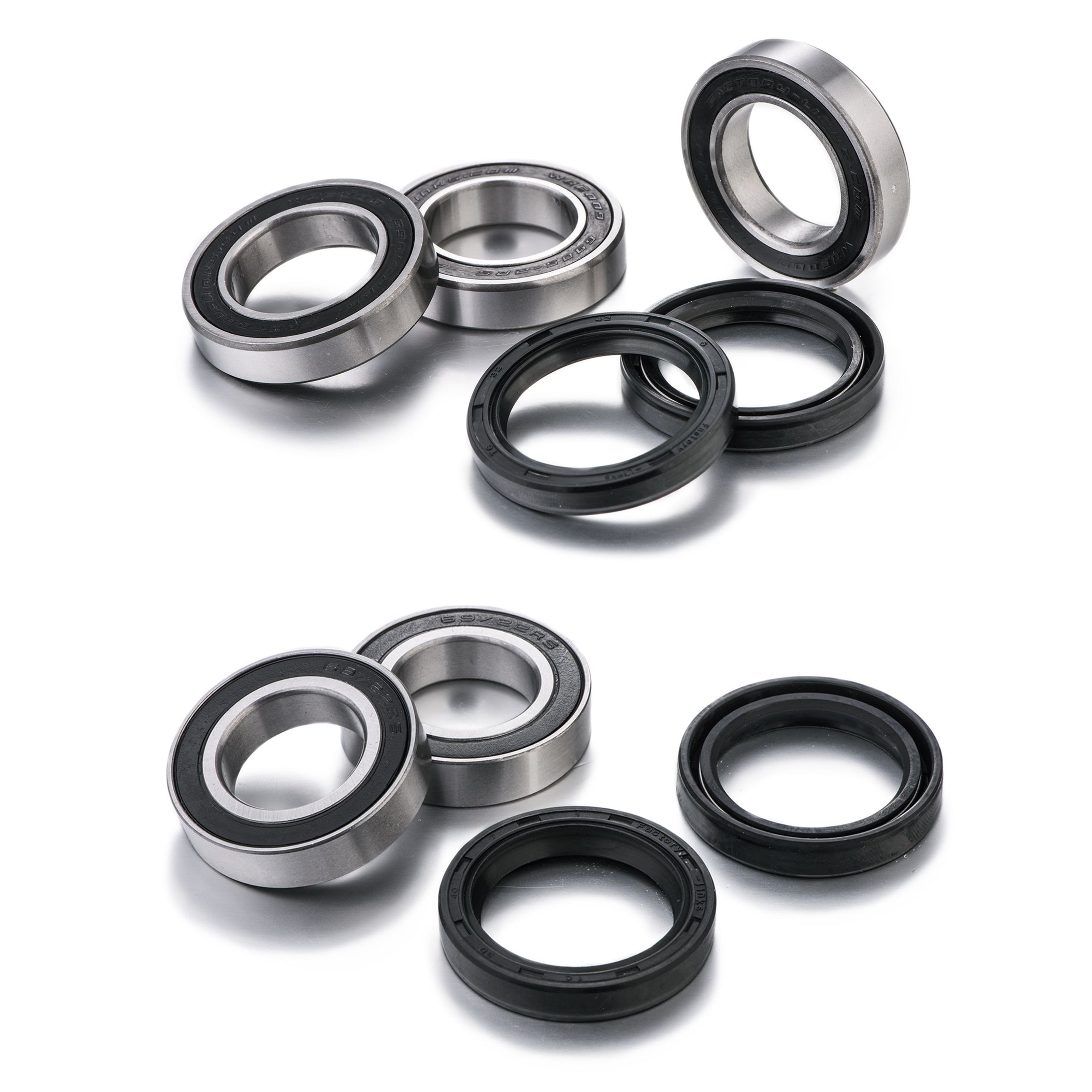 KIT ROLAMENTOS RODAS FRENTE+TRAS FACTORY LINKS KWK-Y-003 YZ250F/450F 14/24